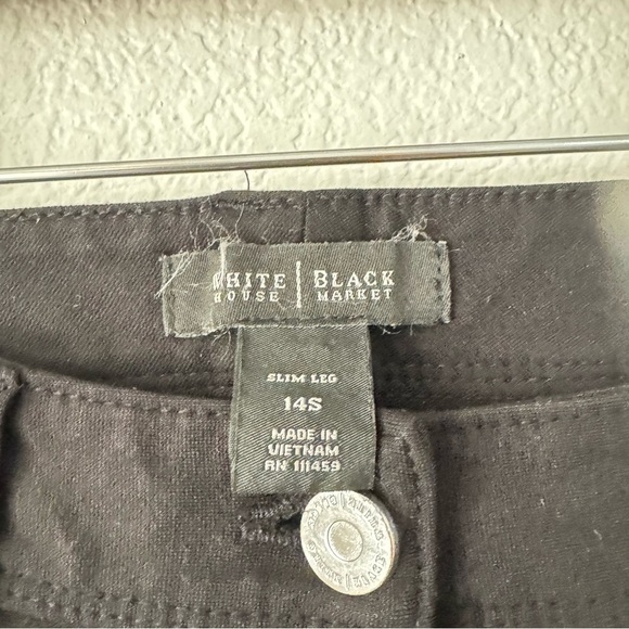 White House Black Market High Rise Sculpt Jeans Slim Leg - Picture 4 of 13